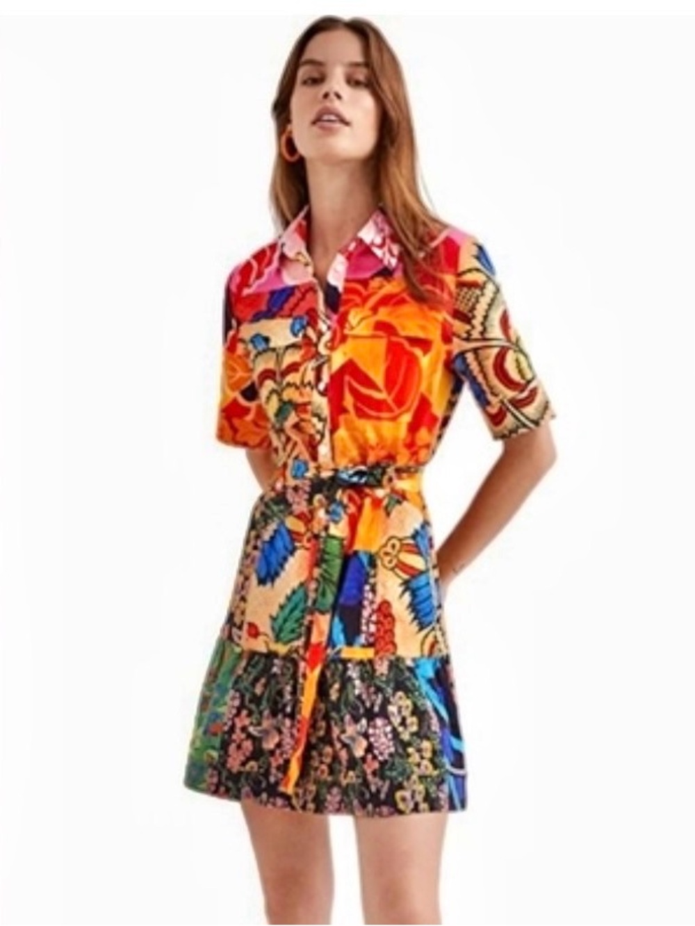 Desigual multicolour shirt dress